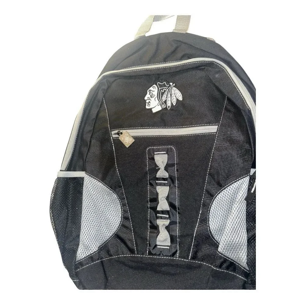 Chicago Blackhawks Backpack NHL Hockey‎ Bag Travel School